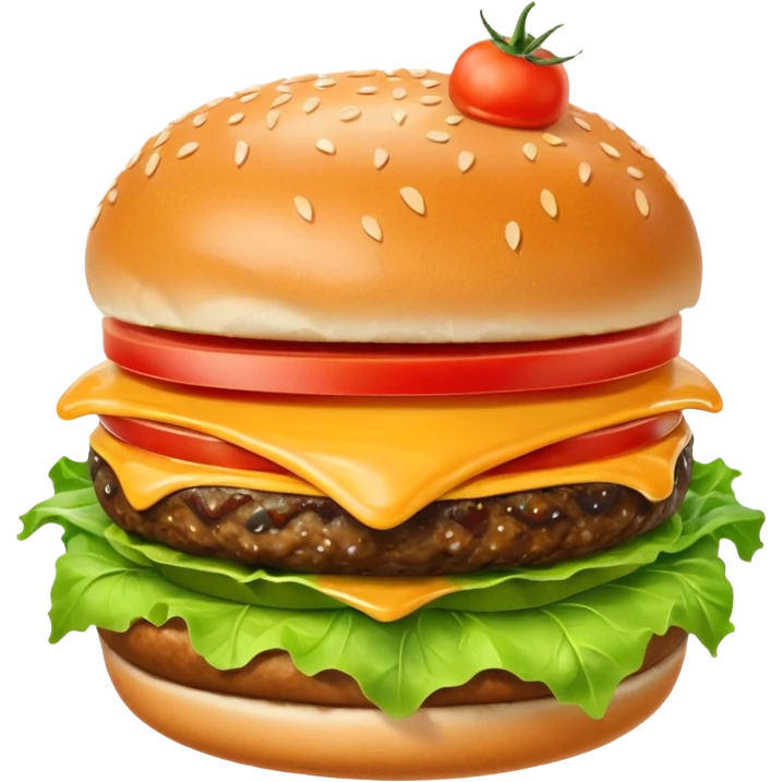 billboard ad about burgers emoji