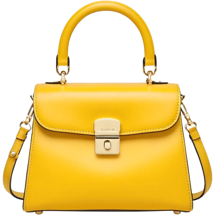 christy ng butter yellow bag  emoji