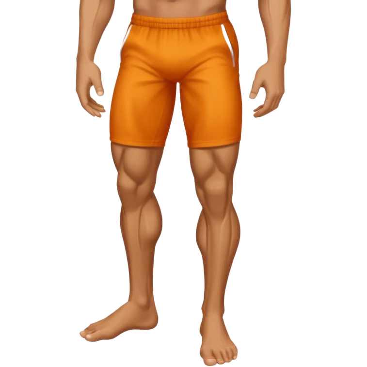 Create leg muscle emoji without pants. Only leg part. Like this one but only legs and closer. I want only legs not torso or arms emoji