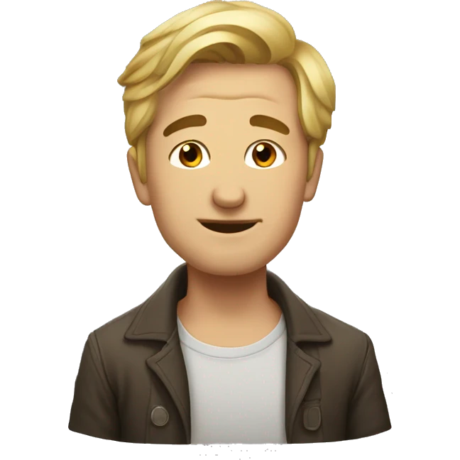 Человек с костью emoji