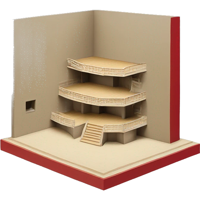 stage maquette scenography model emoji