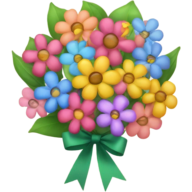 Flowers with a bow  emoji