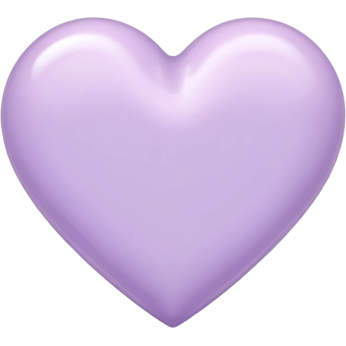 pastel lilac heart emoji