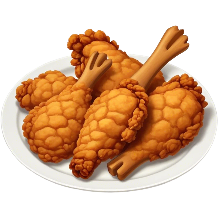 Fried chicken emoji