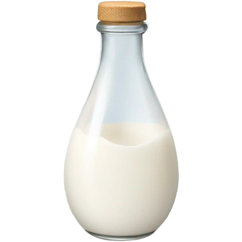 drop of milk in white emoji