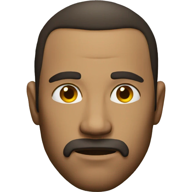 Intense looking man emoji