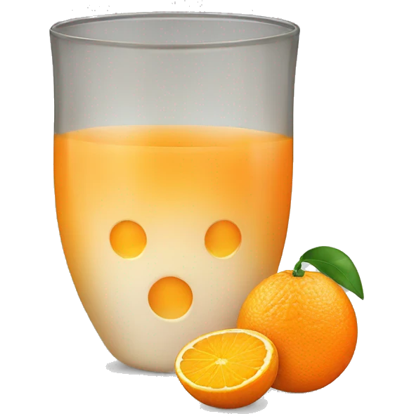 orange juice emoji