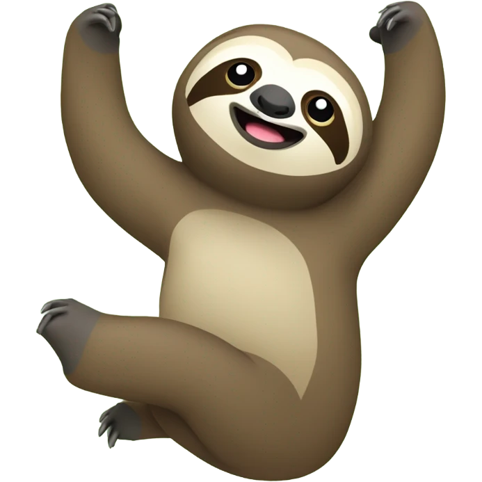Sloth dancing emoji