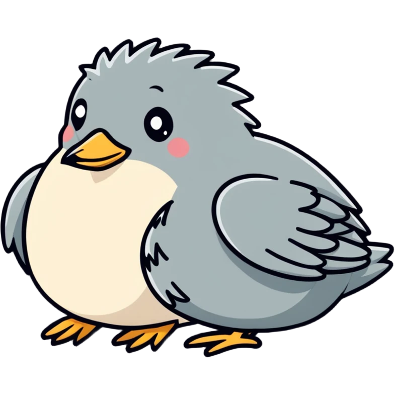 pigeon hugging a hedgehog emoji
