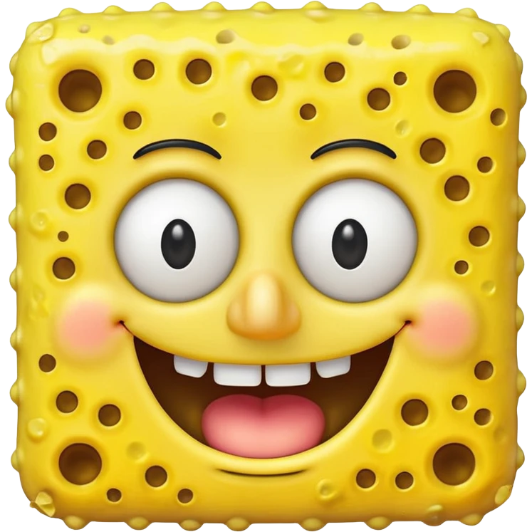 spongebob smiling with teeth emoji
