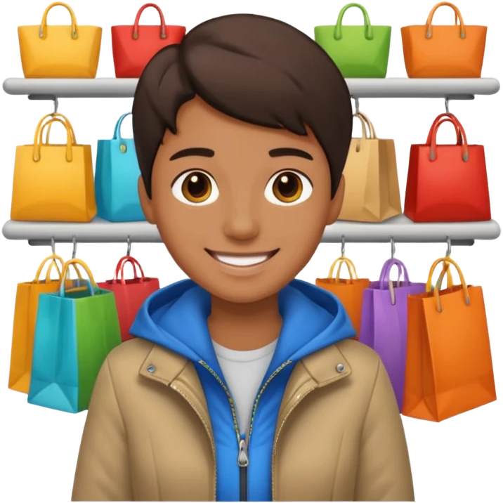 🛒+🚶 emoji