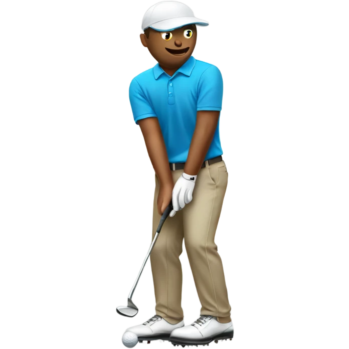 Golfing emoji