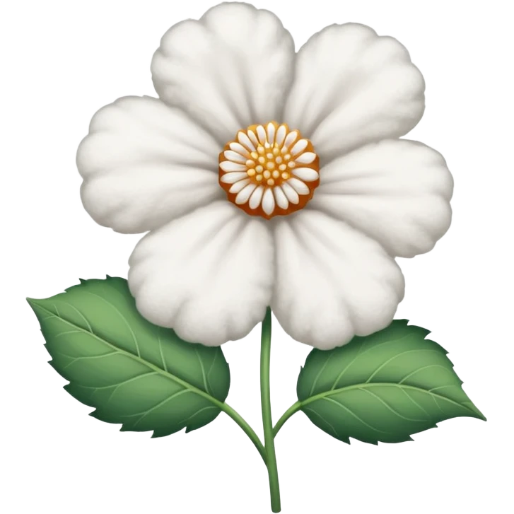 cotton flower emoji emoji