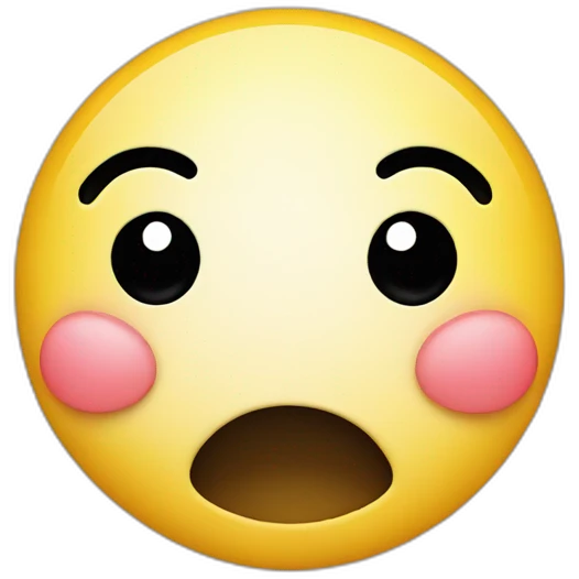 smiley face with acne emoji