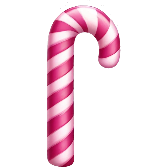 pink candy cane emoji