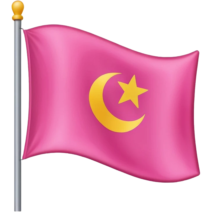 Pink flag  emoji