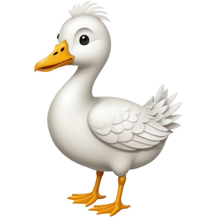 Silly goose emoji