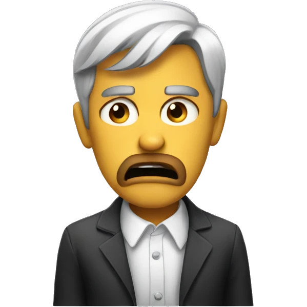 Disgusted emoji