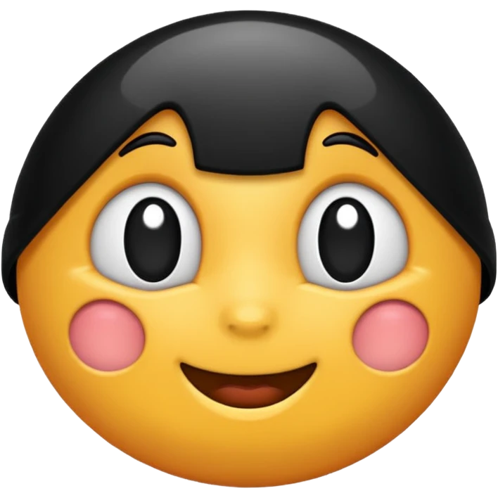 Pech in color black emoji