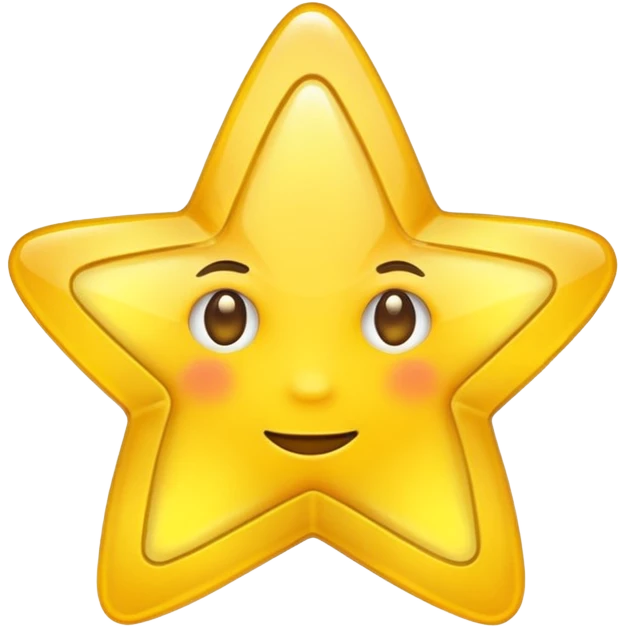  star without a face emoji