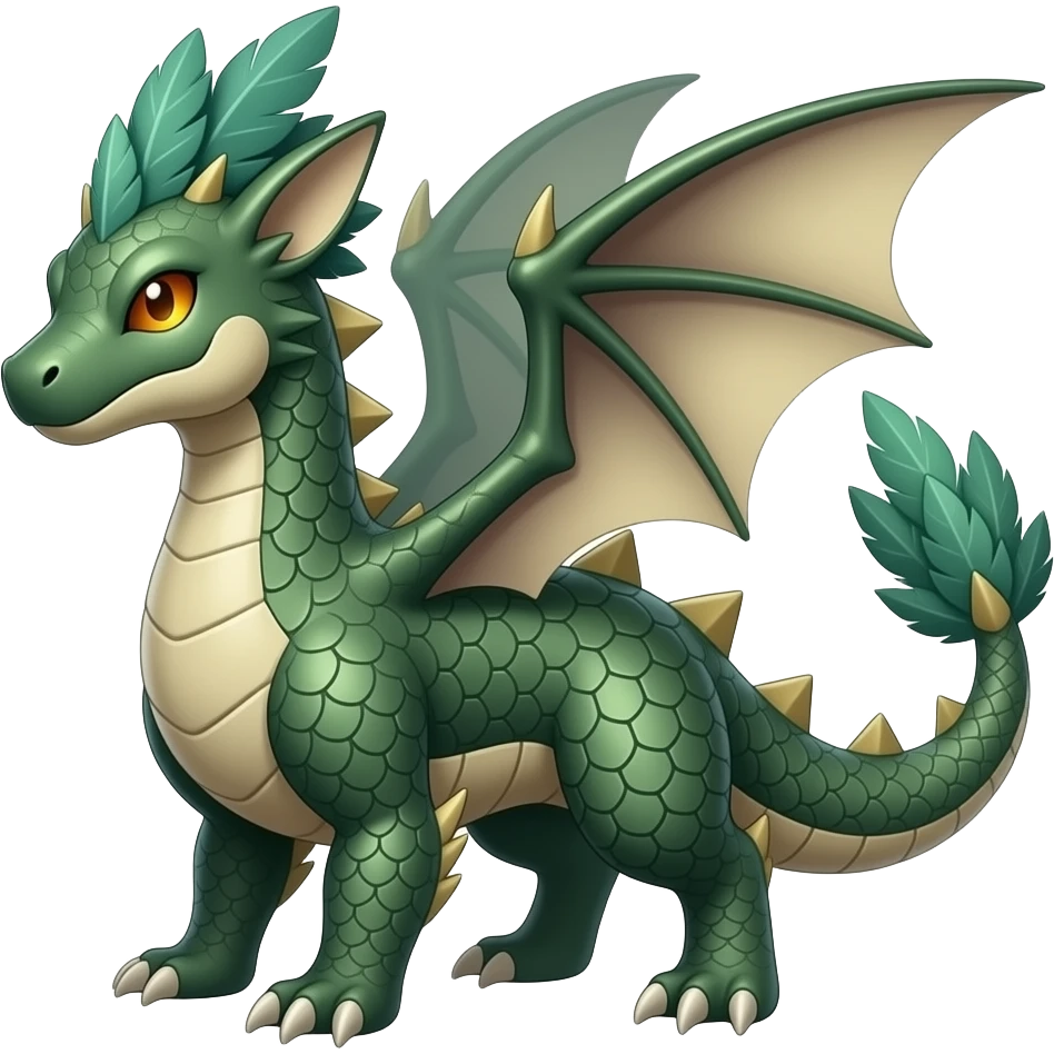 Guilmon-ExVeemon-Wickerbeast-Vernid-animal-hybrid-creature, full body emoji