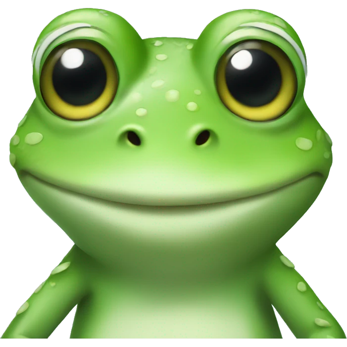 Cute frog  emoji
