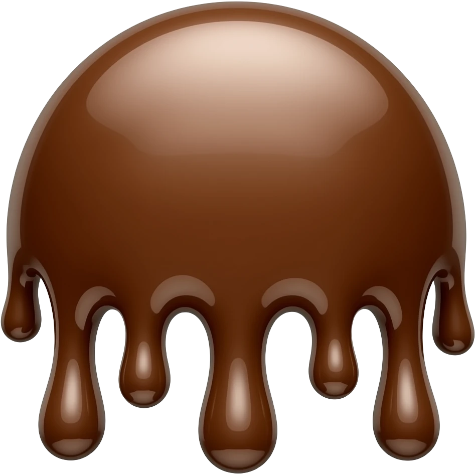 melt chocolate emoji