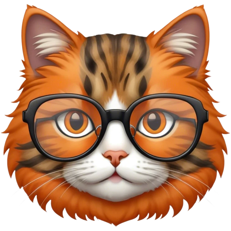 кот в очках emoji