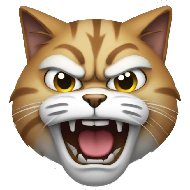 Angry cat Streaming  emoji