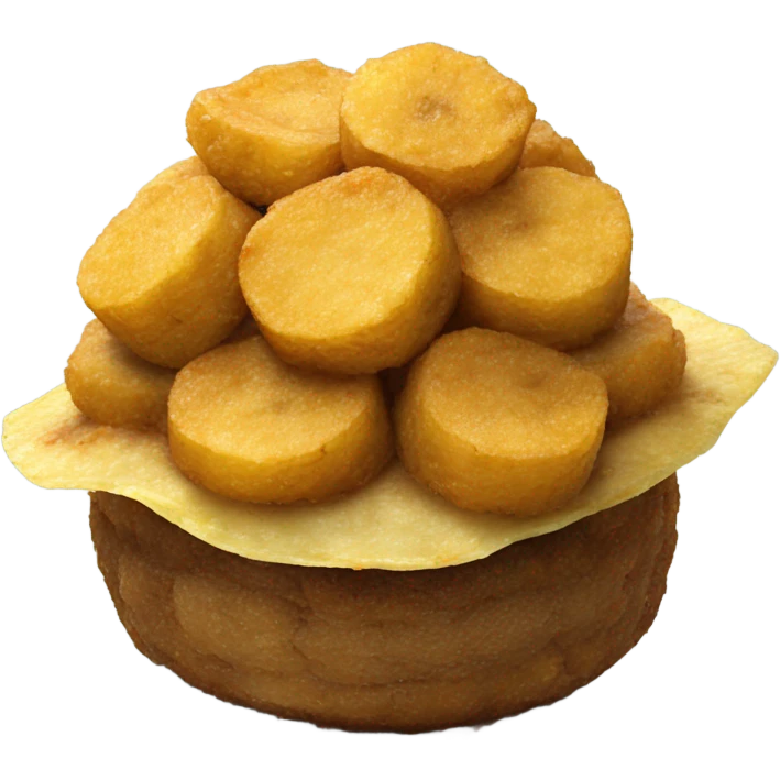 Mofongo with chicharrón  emoji