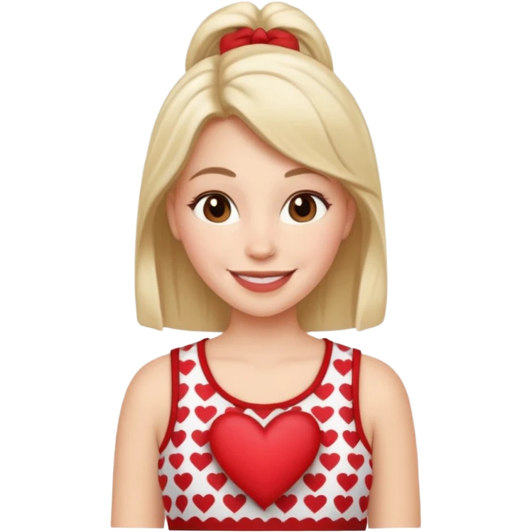 Vickie using hearts emoji