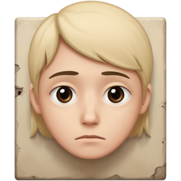 The sad person sat facing the corner of the wall. emoji