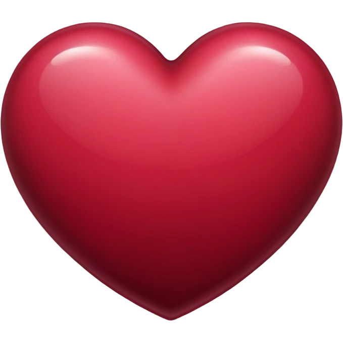 maroon heart emoji