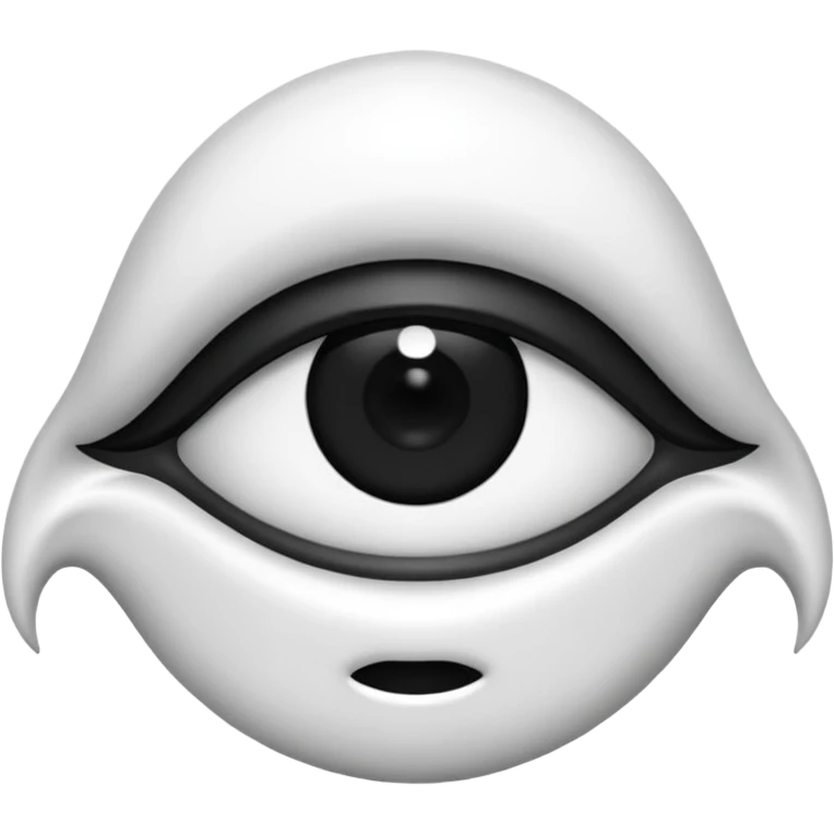 Ojos X boca ondulada y con lengua afuera como el logo de nirvana emoji