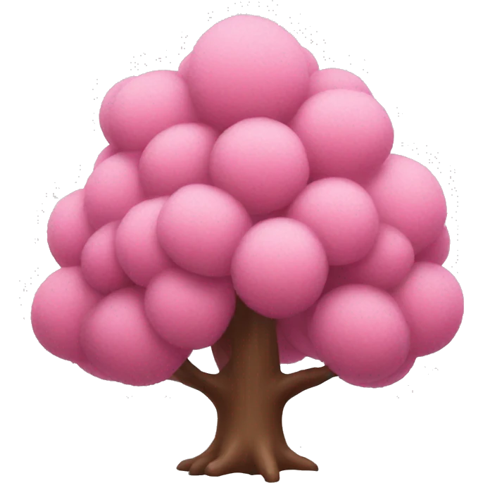 Pink chrisman tree emoji