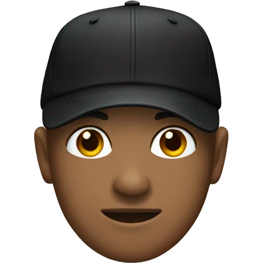 black cap emoji