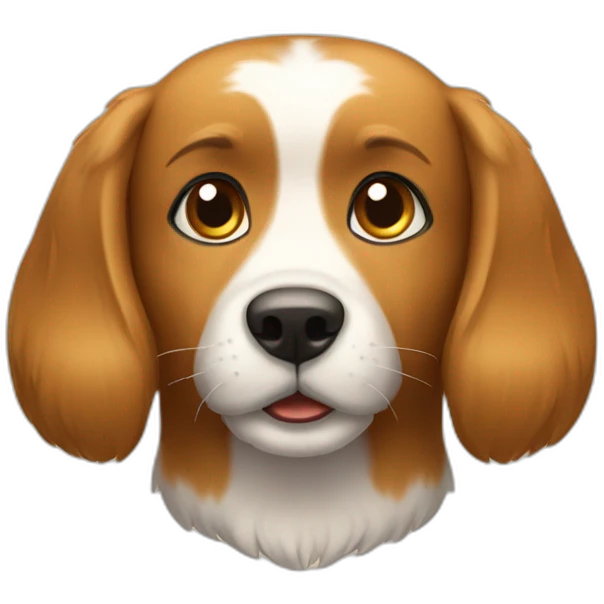 Chat sur chien emoji