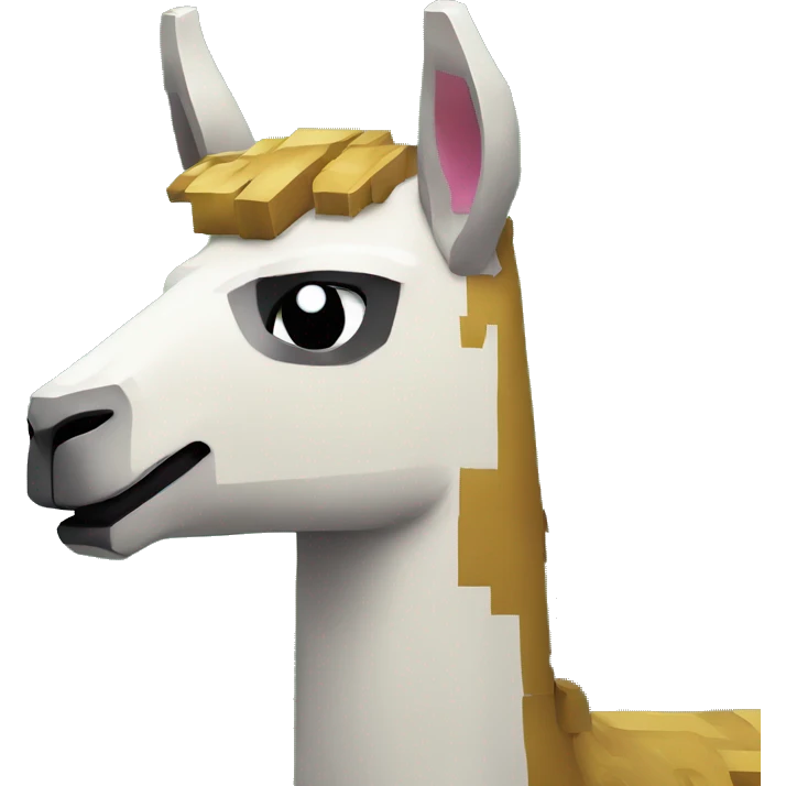 pixel art llama from fortnite emoji