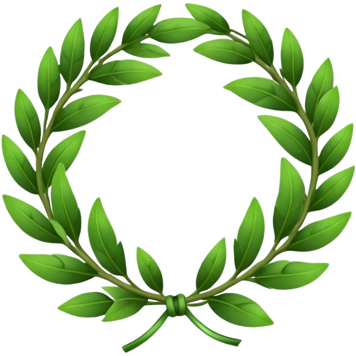 laurel wreath emoji