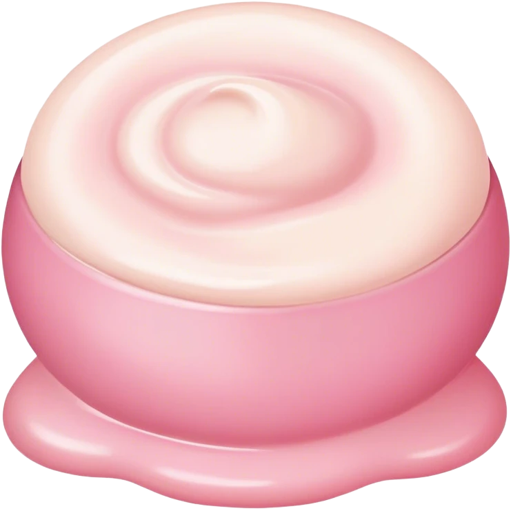 Esthetic pink cream emoji