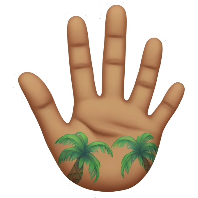 Hawaiian tattoo Shaka  emoji