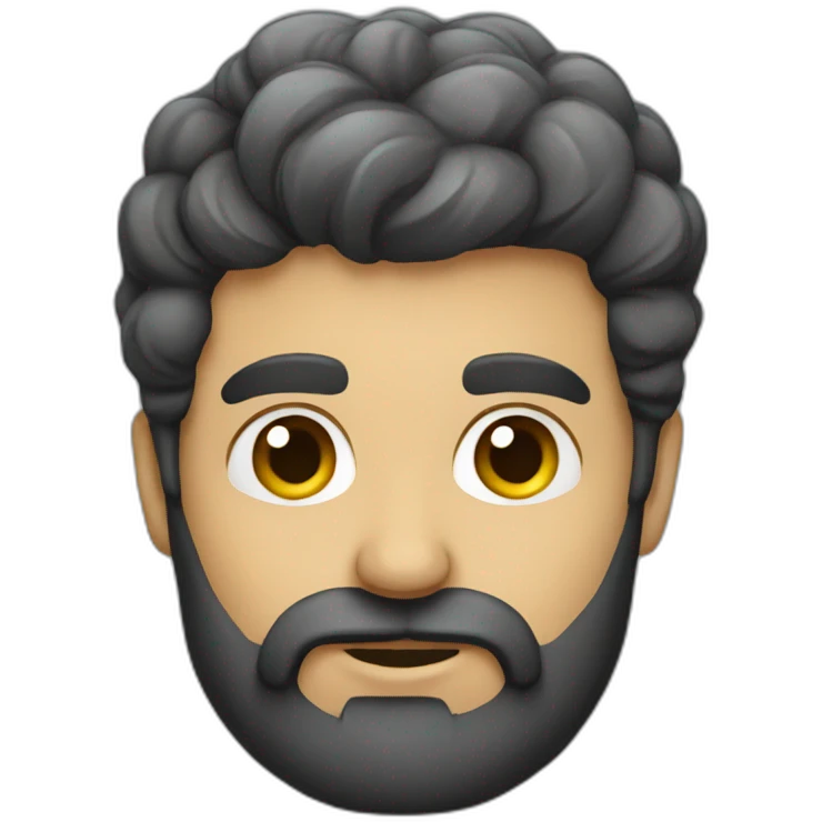 programador barba emoji