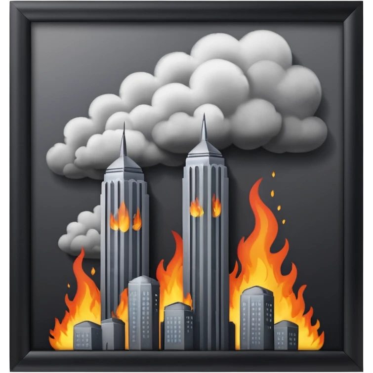 Muslim twin tower PLANE emoji emoji