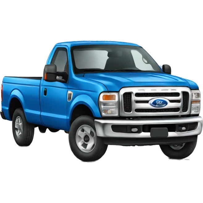 ford truck blue emoji