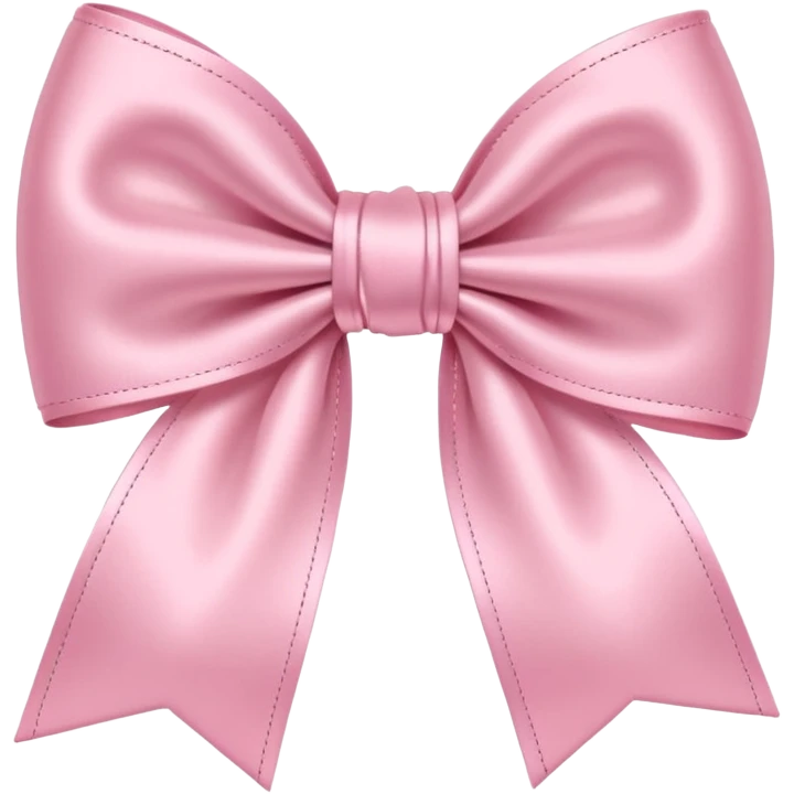 Baby Pink bow  emoji