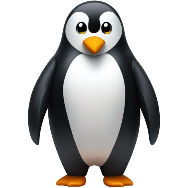Muscley penguin emoji