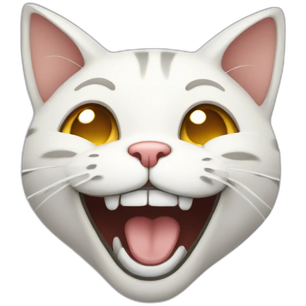 cat laughing emoji