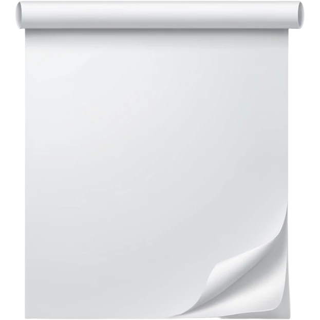floating blank sheet of paper emoji