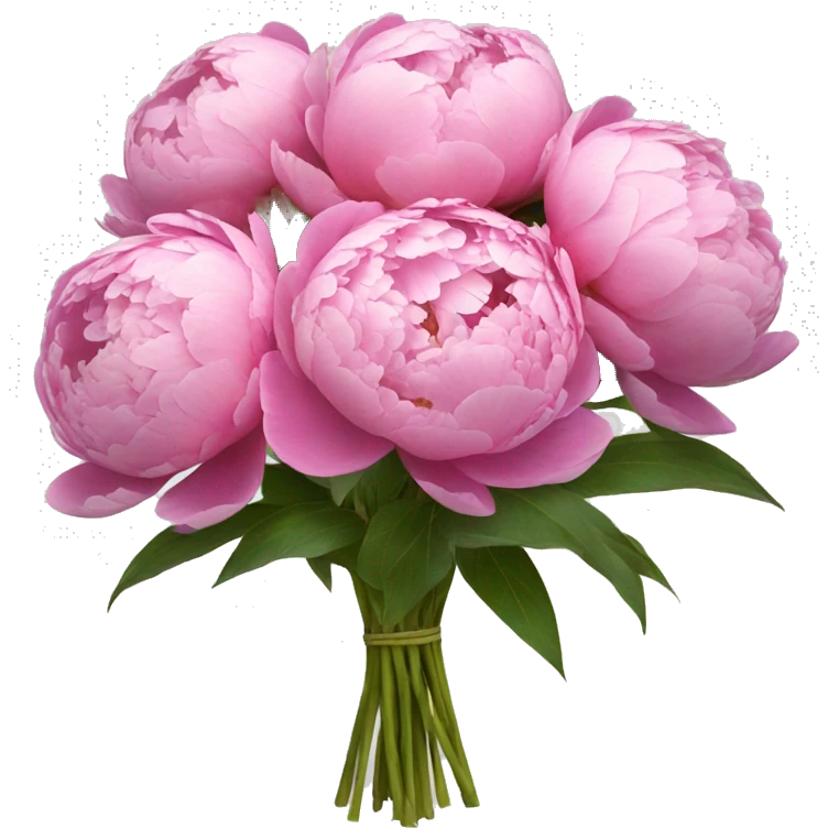 bouquet of peonies  emoji
