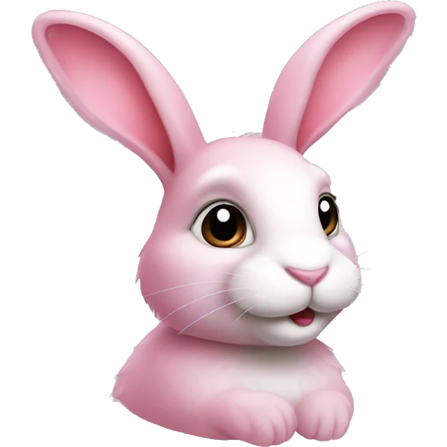 rabbit pink emoji